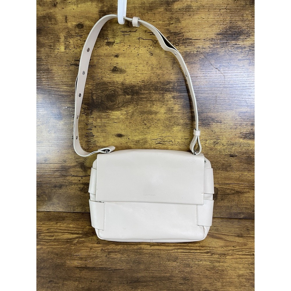 LIA‎ NUMA Satchel Shoulder Handbag Genuine Calf Leather Made In Italy $397
